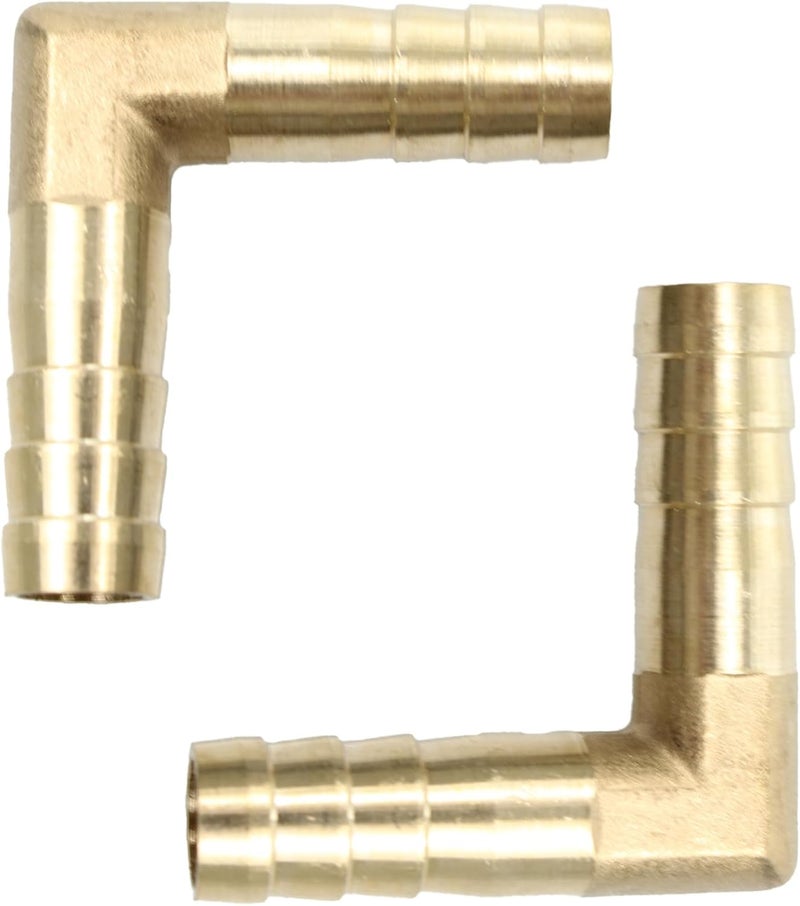 Septe 90 Degree L Right Hose Elbow Copper double plug pagoda elbow,double plug pagoda elbow，2PCS（ 3/8" 10mm ） - Image 1